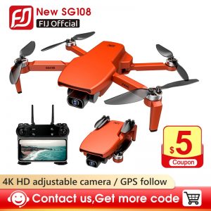 Drone 4k SG108 HD With Camera 5G WiFi GPS Drone Brushless FPV Drone 1KM Long Distance RC Quadcopter Professional VS EX5