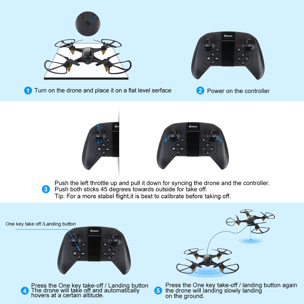 Eachine E38 WiFi FPV with 4K Dual Camera Dron Aerial Video Altitude Hold Mode Portable Aircraft RC Quadrocopter Drones Toys - Image 3
