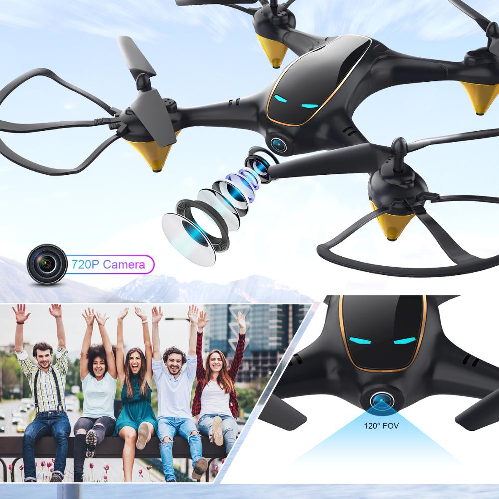 Eachine E38 WiFi FPV with 4K Dual Camera Dron Aerial Video Altitude Hold Mode Portable Aircraft RC Quadrocopter Drones Toys