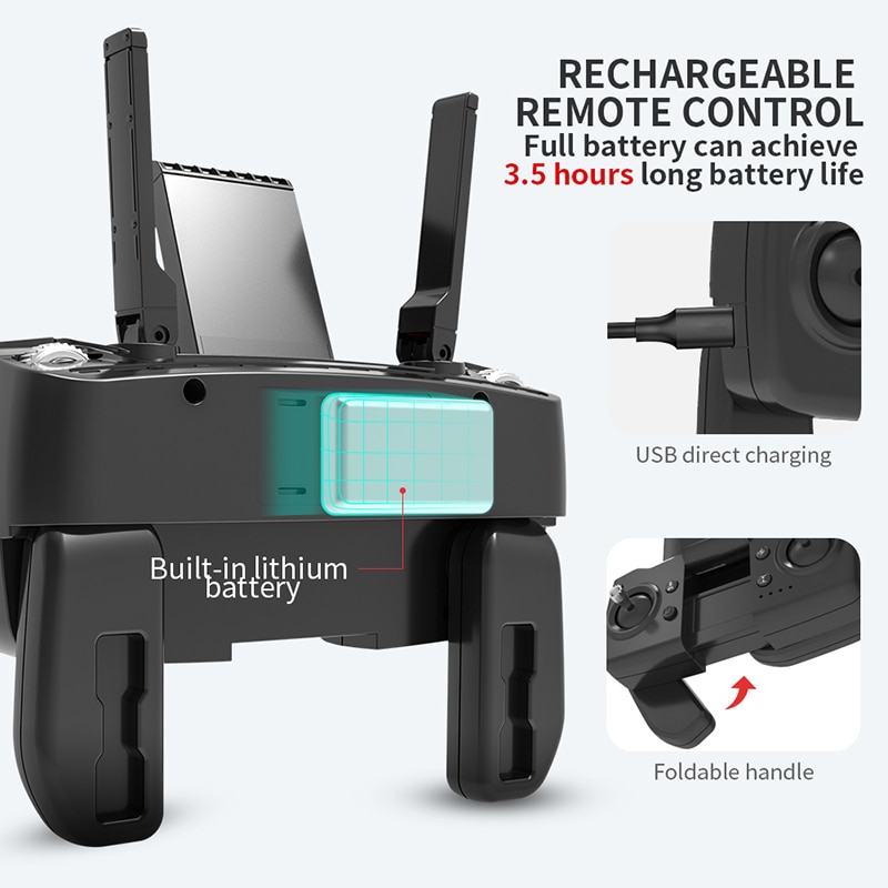 KEELEAD L900 MiNi GPS Drone 4K 5G WIFI FPV camera drone professional ESC Dual camera brushless motor RC Quadcopter VS E520S dron - Image 6