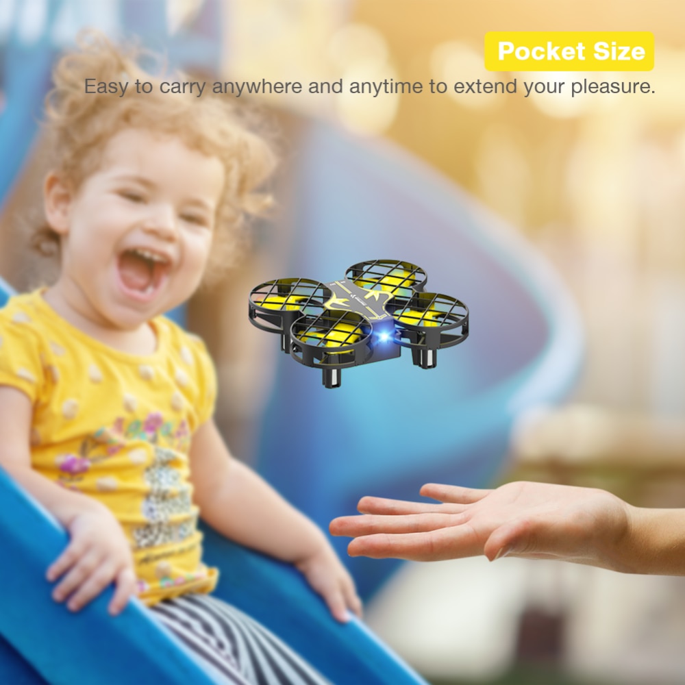 Pocket Quadcopter 3 Batteries SNAPTAIN HH23HQ Portable Mini Drone RC with Altitude Hold Headless Mode 3D Flip Toys Drone - Image 3