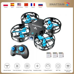 Pocket Quadcopter 3 Batteries SNAPTAIN HH23HQ Portable Mini Drone RC with Altitude Hold Headless Mode 3D Flip Toys Drone