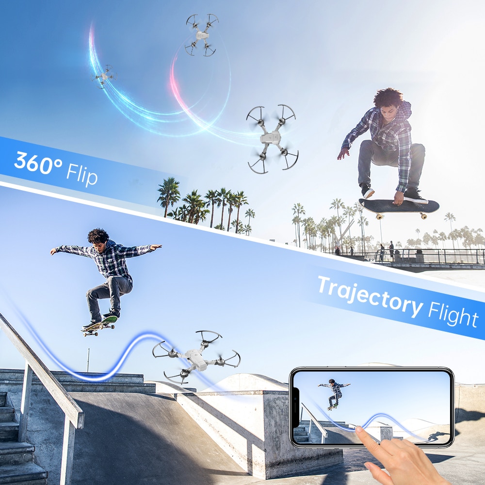 Quadcopter SNAPTAIN AA10MQ Mini drone Foldable Drone 1080P HD Camera FPV WiFi RC Voice Control Gesture Control 3D Flips RC dron - Image 4
