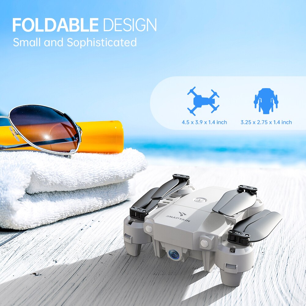 Quadcopter SNAPTAIN AA10MQ Mini drone Foldable Drone 1080P HD Camera FPV WiFi RC Voice Control Gesture Control 3D Flips RC dron - Image 5