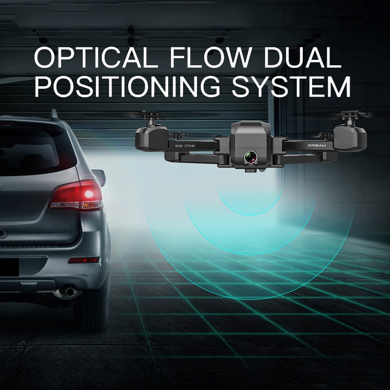 SG706 RC Drone 4K HD Dual Camera WIFI FPV Foldable Drone profissional 50X Zoom camera Quadcopter Optical Flow Dron VS M69G SG106 - Image 4