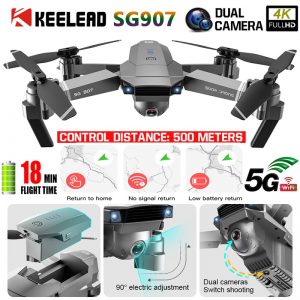 SG907 GPS Drone 4K/1080P Dual Camera Drone professional SG907 PRO with 2-axis gimbal camera 50X Zoom 5G WIFI FPV Quadcopter dron