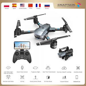SNAPTAIN AA5MQ 1080P/720P Drone WIFI FPV With Wide Angle HD Camera Hight Hold Mode Foldable Arm RC Quadcopter Drone Dron