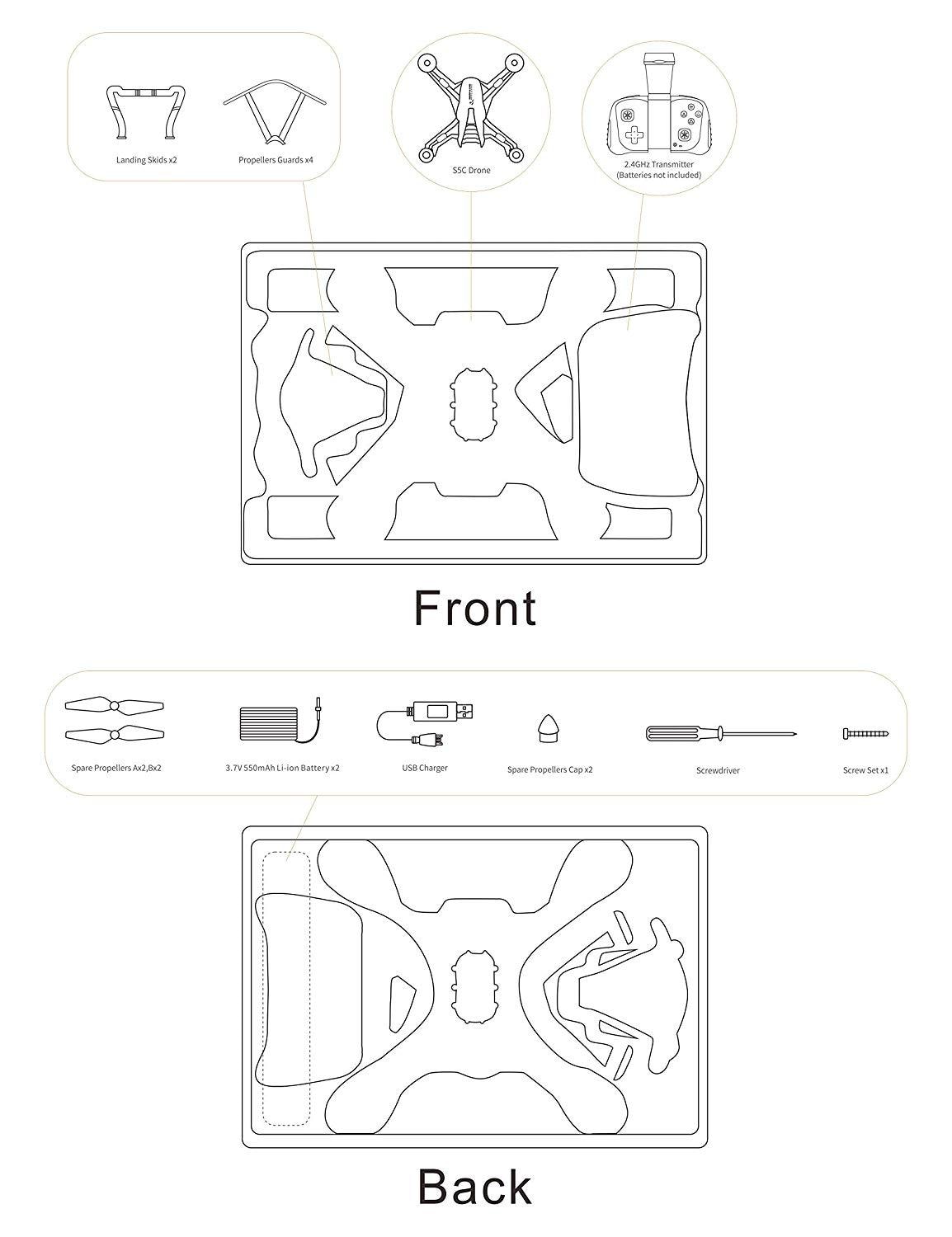 SNAPTAIN SE5CQ Drone WiFi FPV 720P HD drones camera Voicewith control Gravity Sensor Function RTF drone 4k gps profissional dron - Image 5
