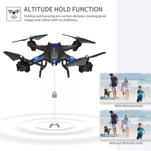 SNAPTAIN SE5CQ WiFi FPV Drone 720P HD Gravity Sensor Function RTF Voice with control Drone with Camera For Kids Christmas gift