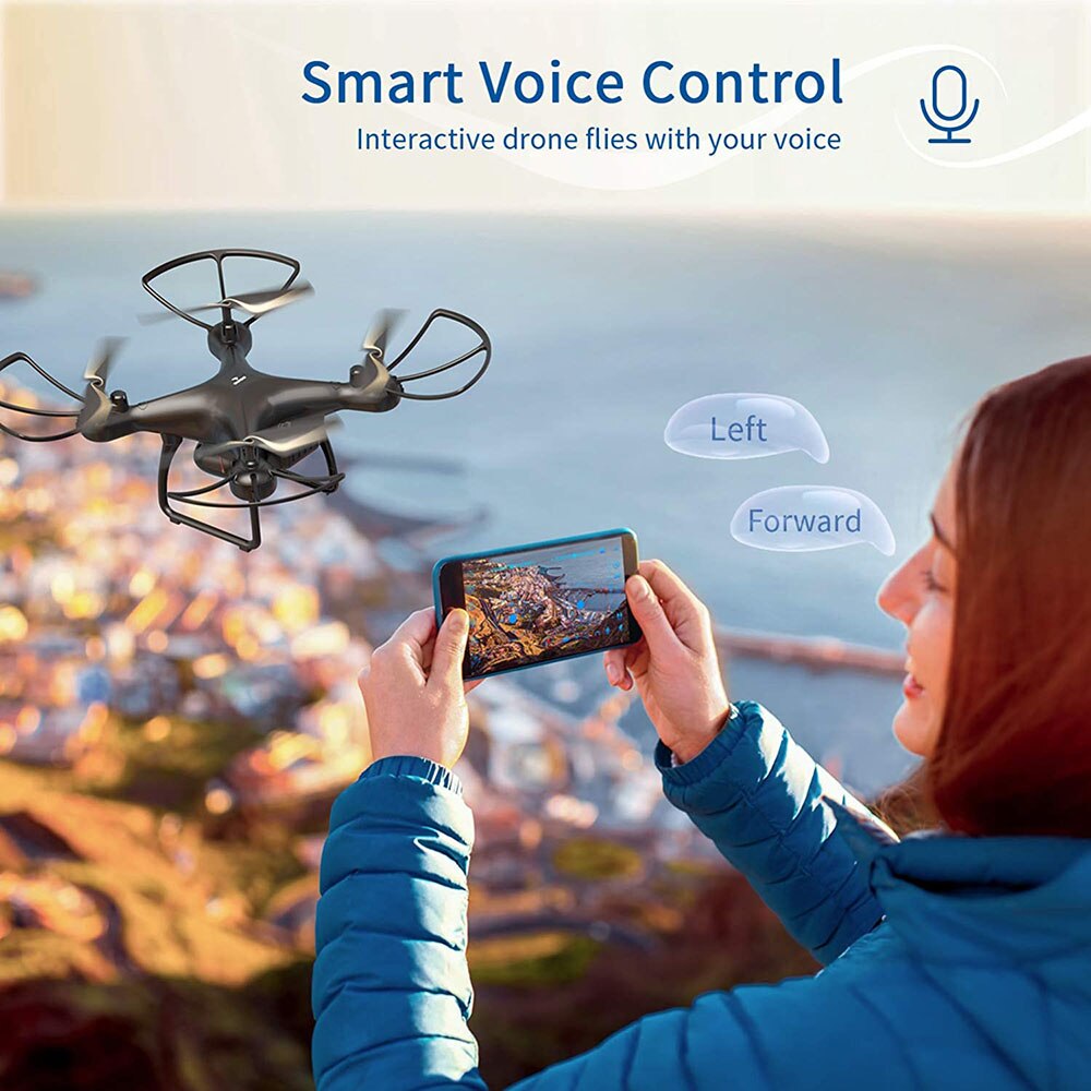 SNAPTAIN SPF50MQ Drone with Camera 1080P HD Live Video Camera Drone Voice Control Gesture Control Circle Fly High-Speed Rotation - Image 4